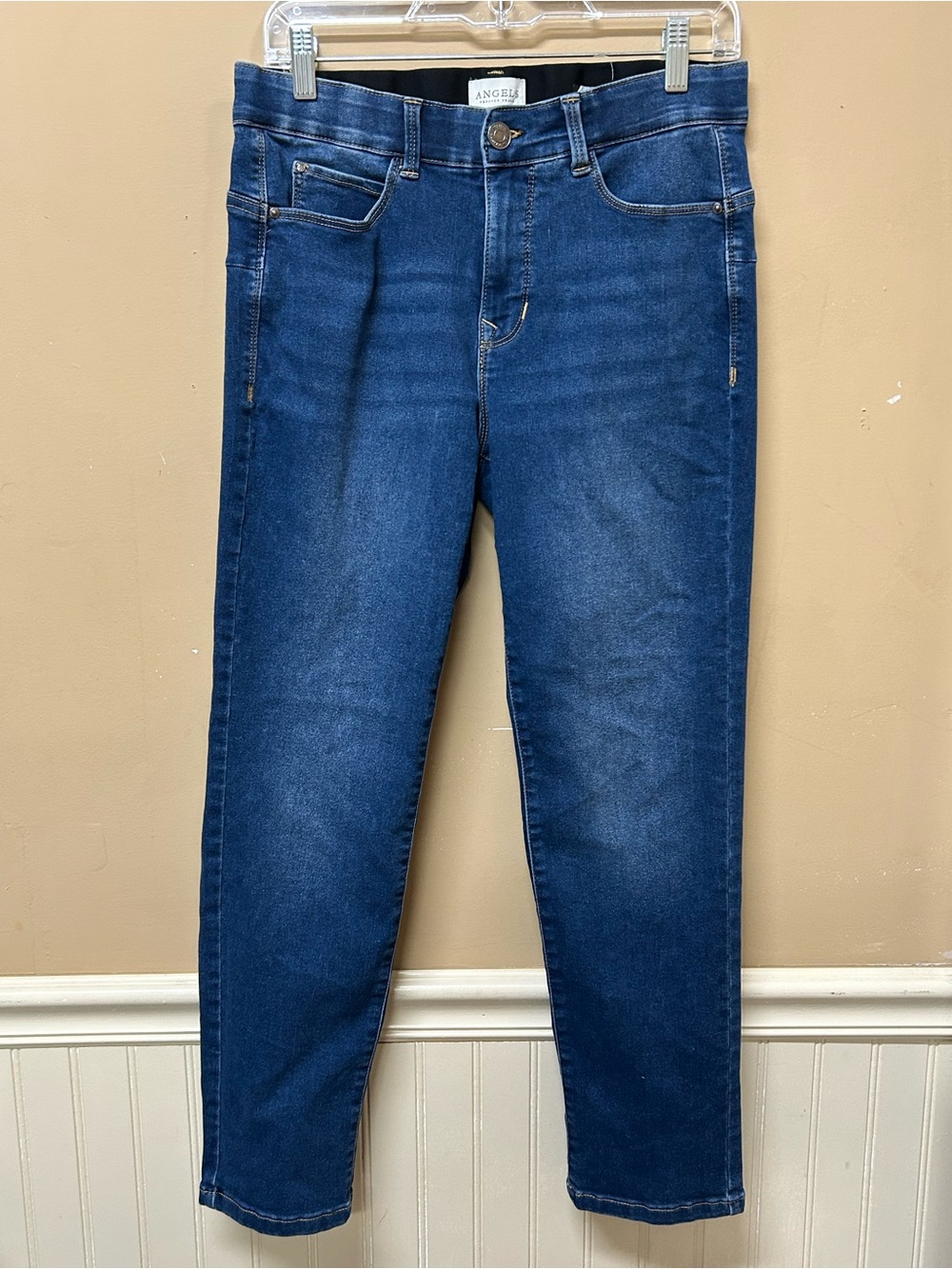 Angels Forever Young Everluxe Lift Convertible Skinny Jeans Size 8/29  Dark Wash